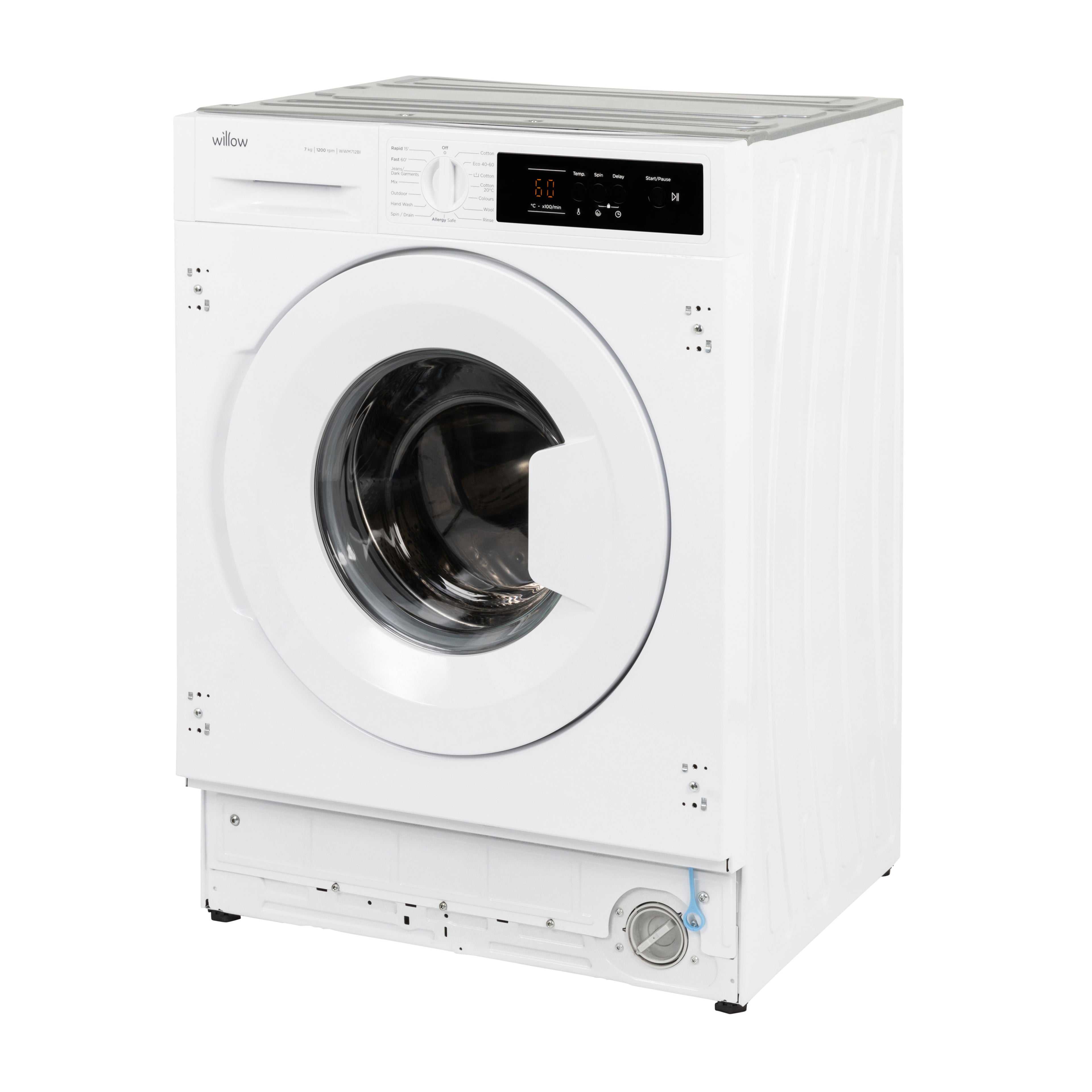 Willow 7kg Integrated Washing Machine WWM712BI